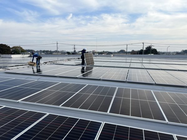 ☀️栃木県にて太陽光設置工事続行中です☀️